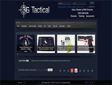 Tablet Screenshot of 3gtactical.com